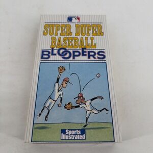 Super Duper Baseball Bloopers Sports Illustrated VHS Video Tape Movie